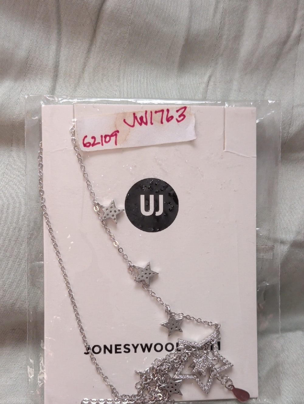 Jonesywood Silver Star Pendant Necklace - Silver